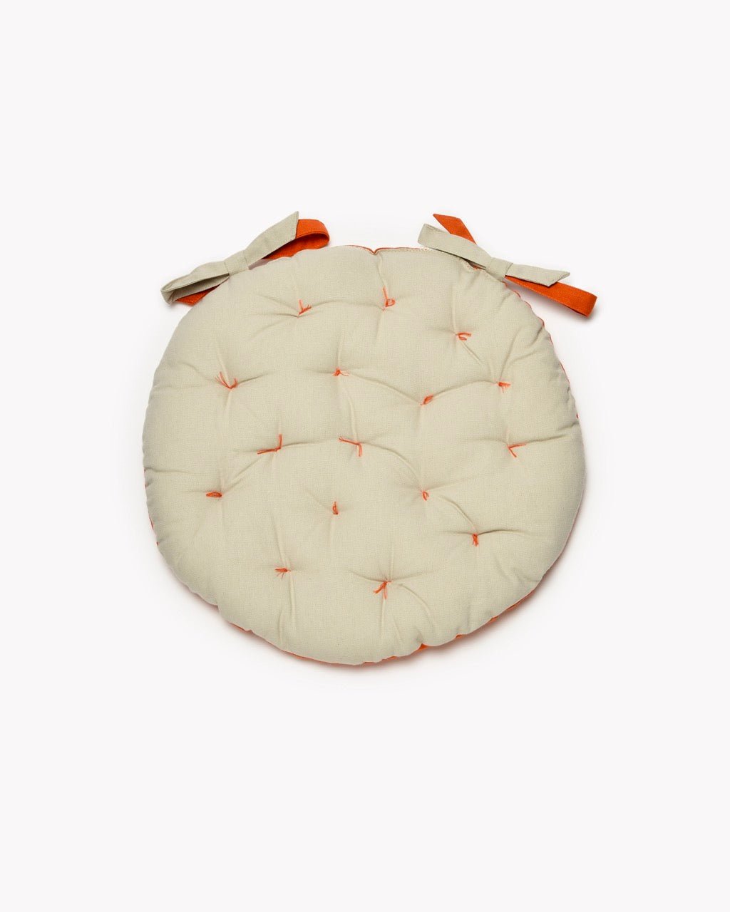 Galette de Chaise Ronde Bristol 100% Coton | Diamètre 40cm - Marinette Saint - Tropez