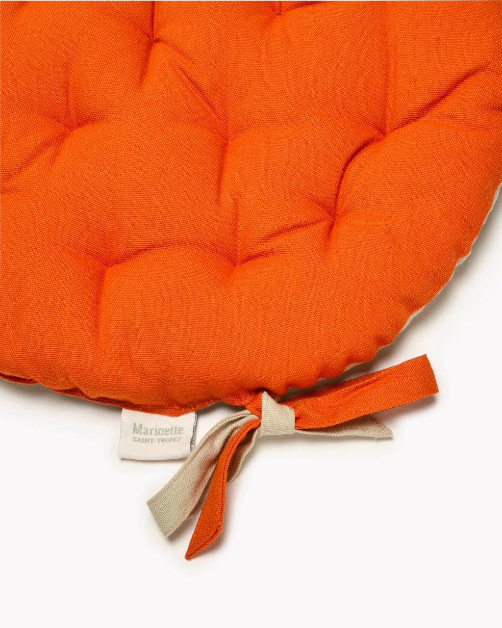 Galette de Chaise Ronde Bristol 100% Coton | Diamètre 40cm - Marinette Saint - Tropez