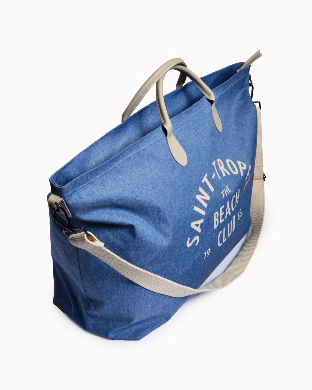 Grand Sac de Plage The Beach Club Saint - Tropez 1963 - 68×40×20 cm - Marinette Saint - Tropez