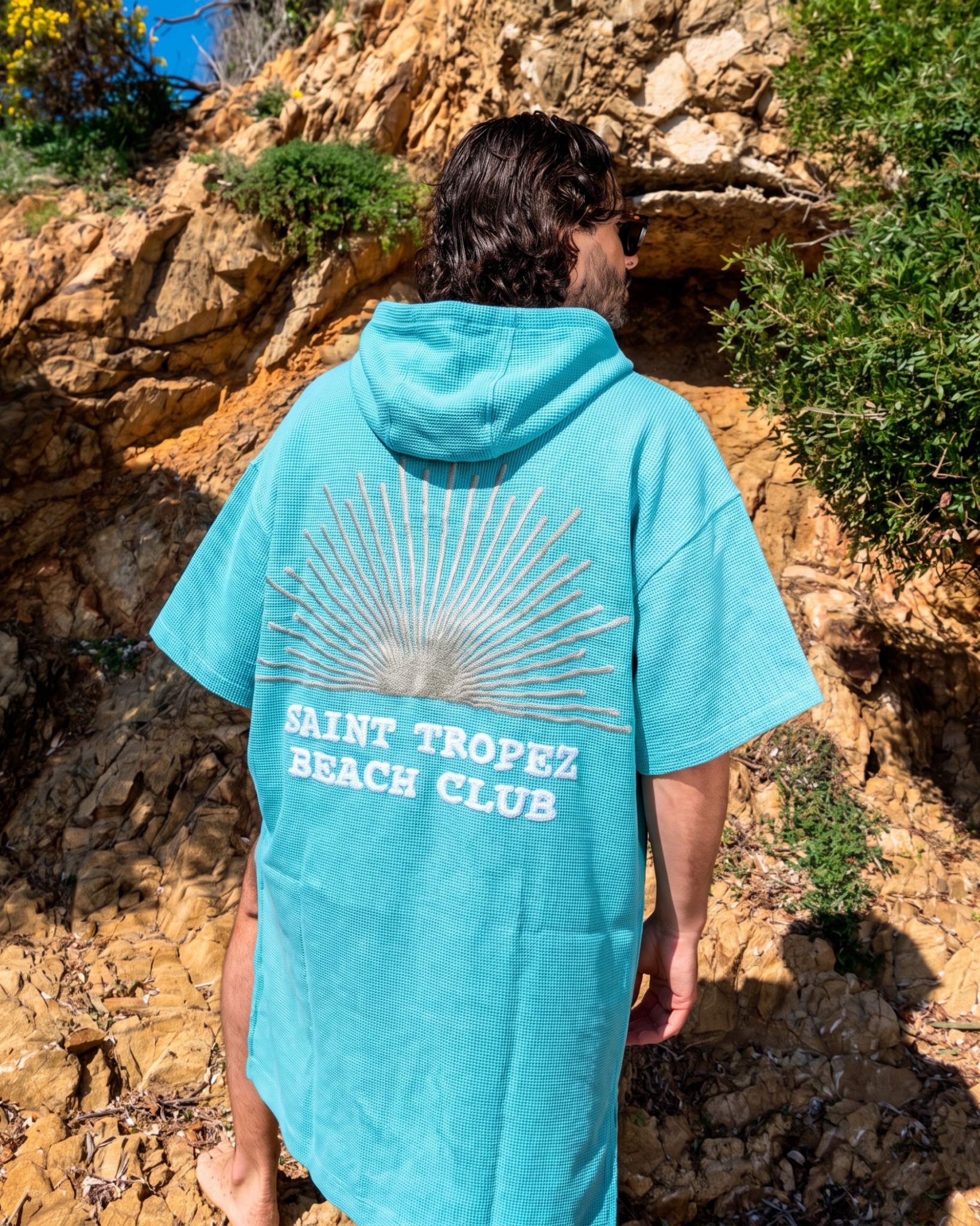 Hoodie en nid d'abeille Saint-Tropez - Marinette Saint-Tropez