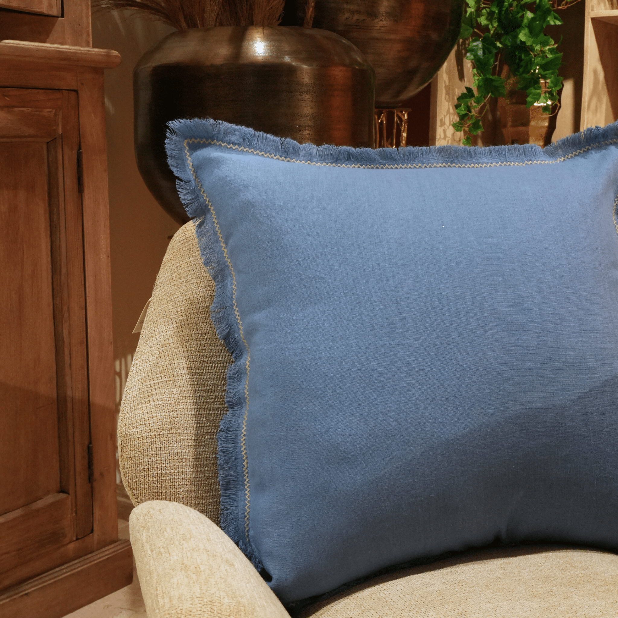 Housse de coussin Ayrton - Marinette Saint - Tropez