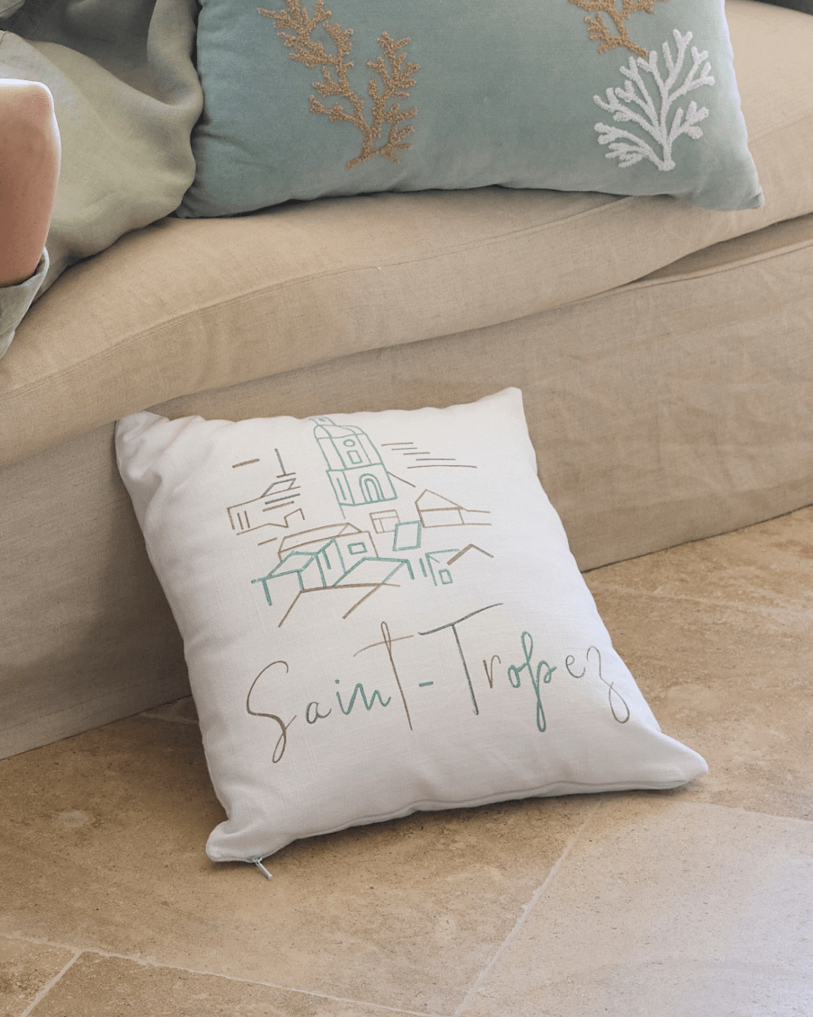 Housse de Coussin Citadelle - Marinette Saint-Tropez