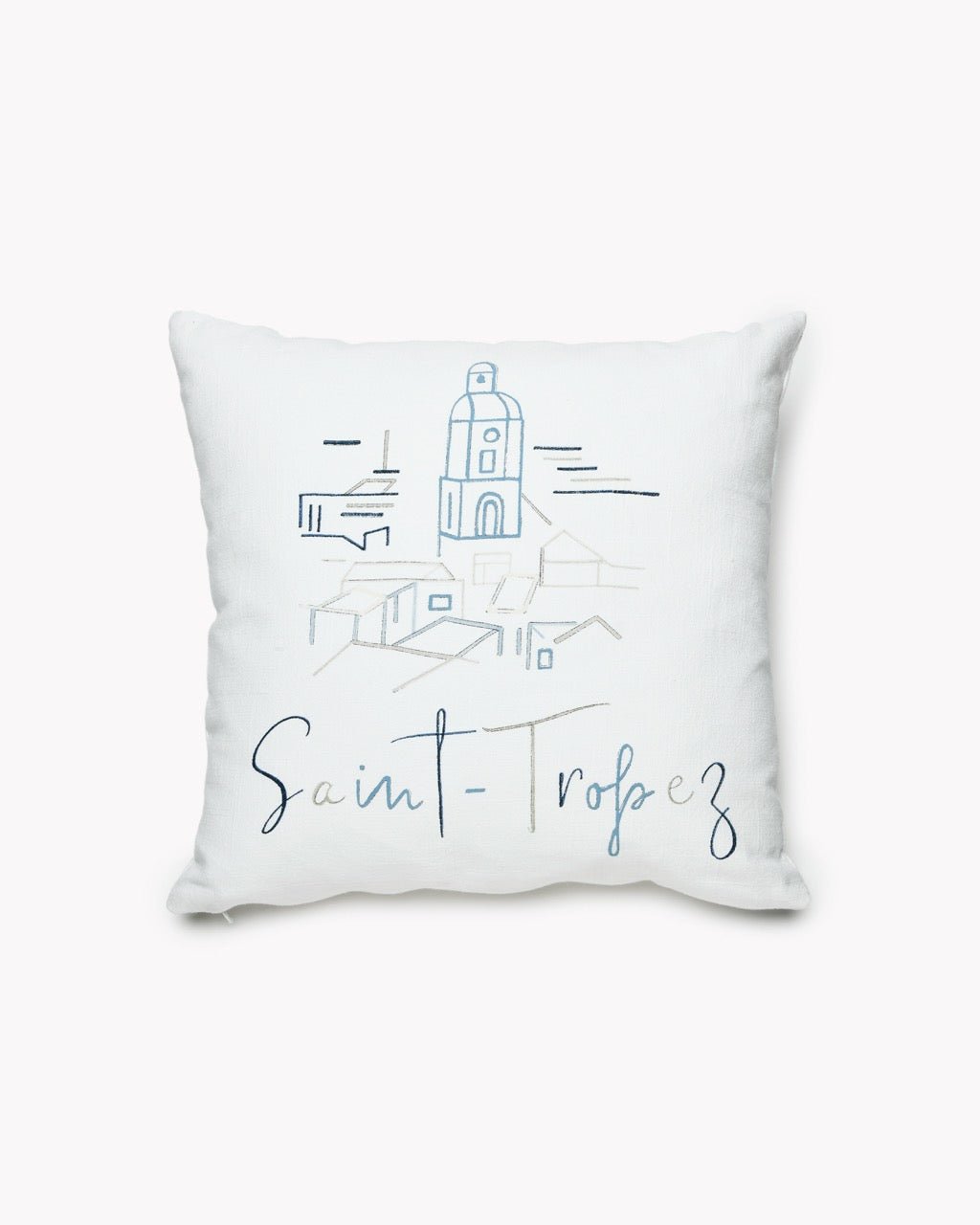 Housse de Coussin Citadelle — Illustration Saint - Tropez - Marinette Saint - Tropez