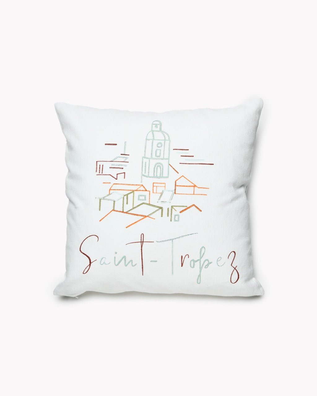 Housse de Coussin Citadelle — Illustration Saint - Tropez - Marinette Saint - Tropez