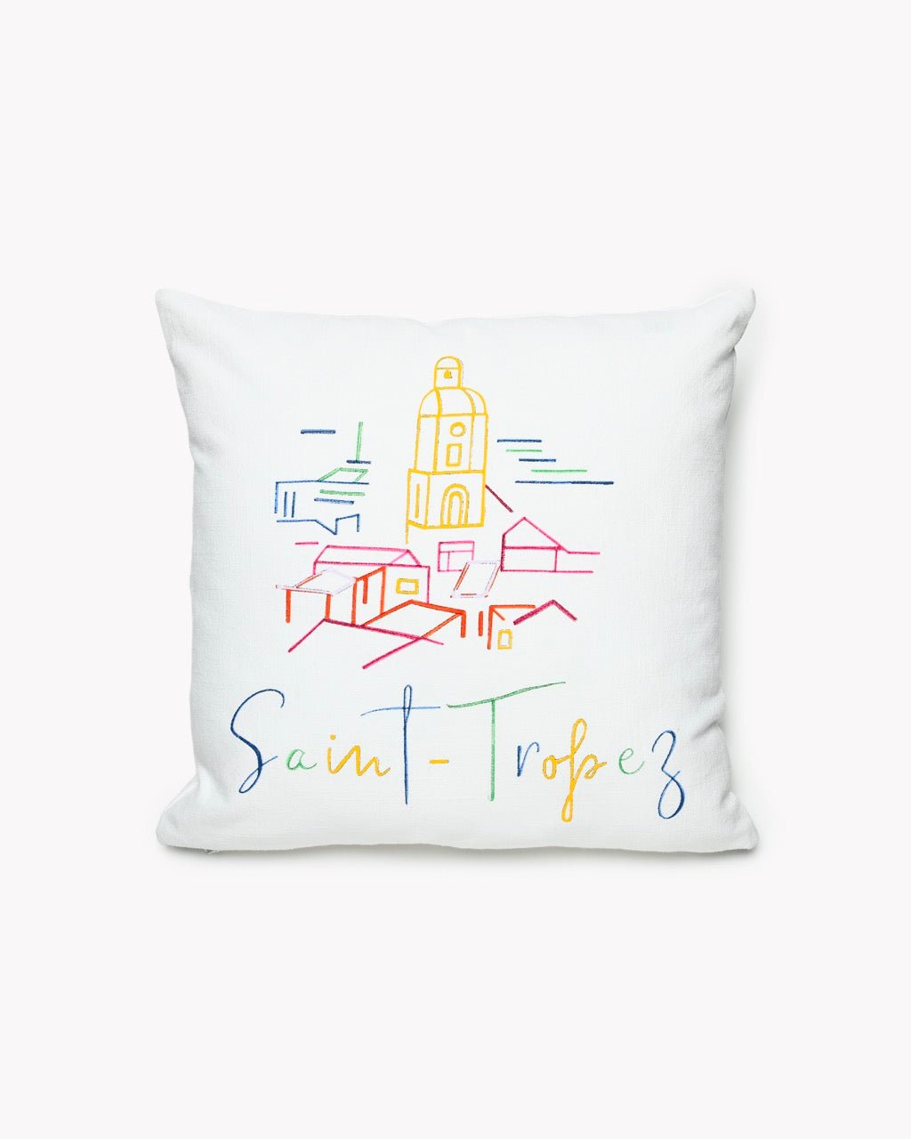 Housse de Coussin Citadelle — Illustration Saint - Tropez - Marinette Saint - Tropez