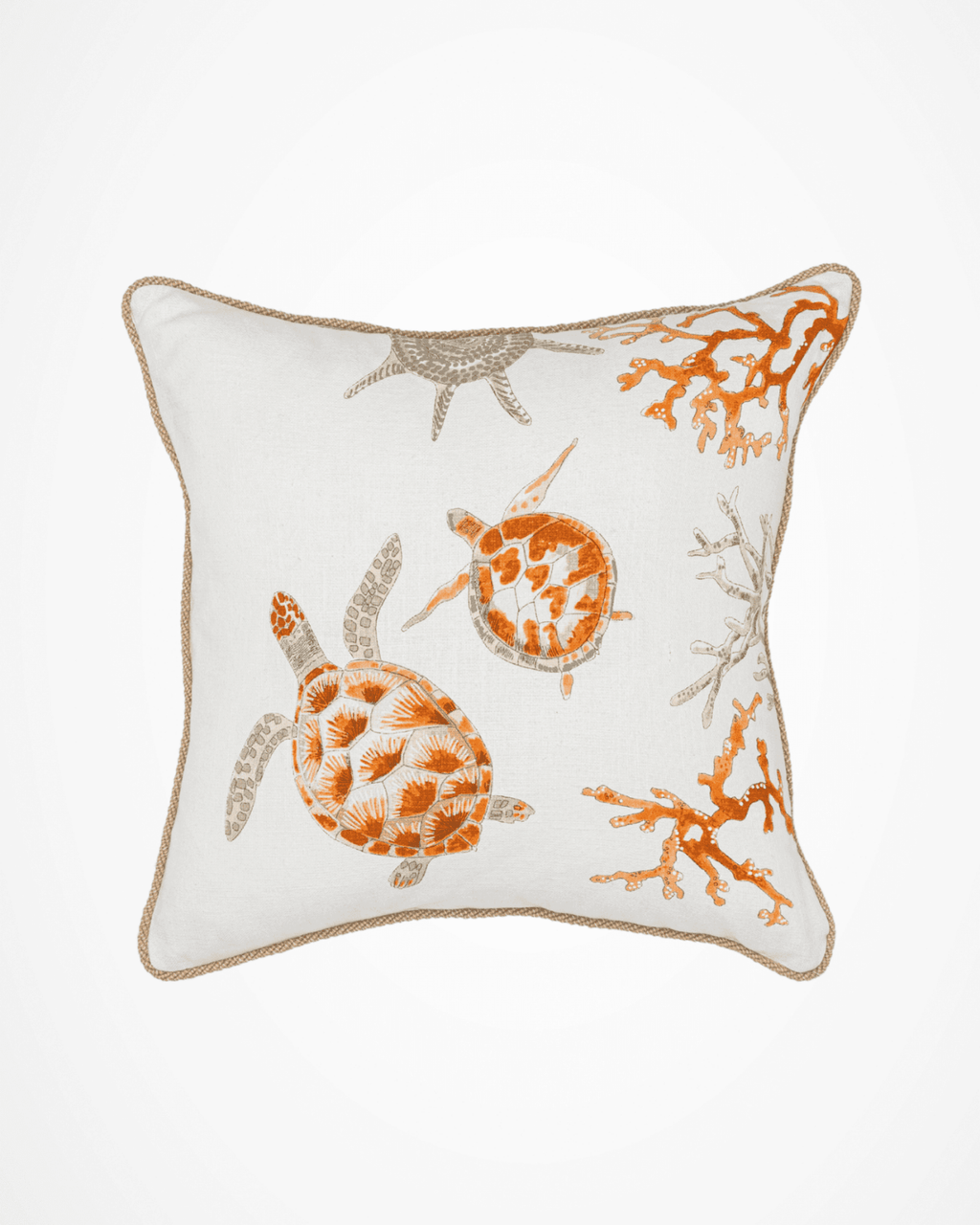 Housse de coussin Ibiza coton doux, déco bord de mer - Marinette Saint - Tropez
