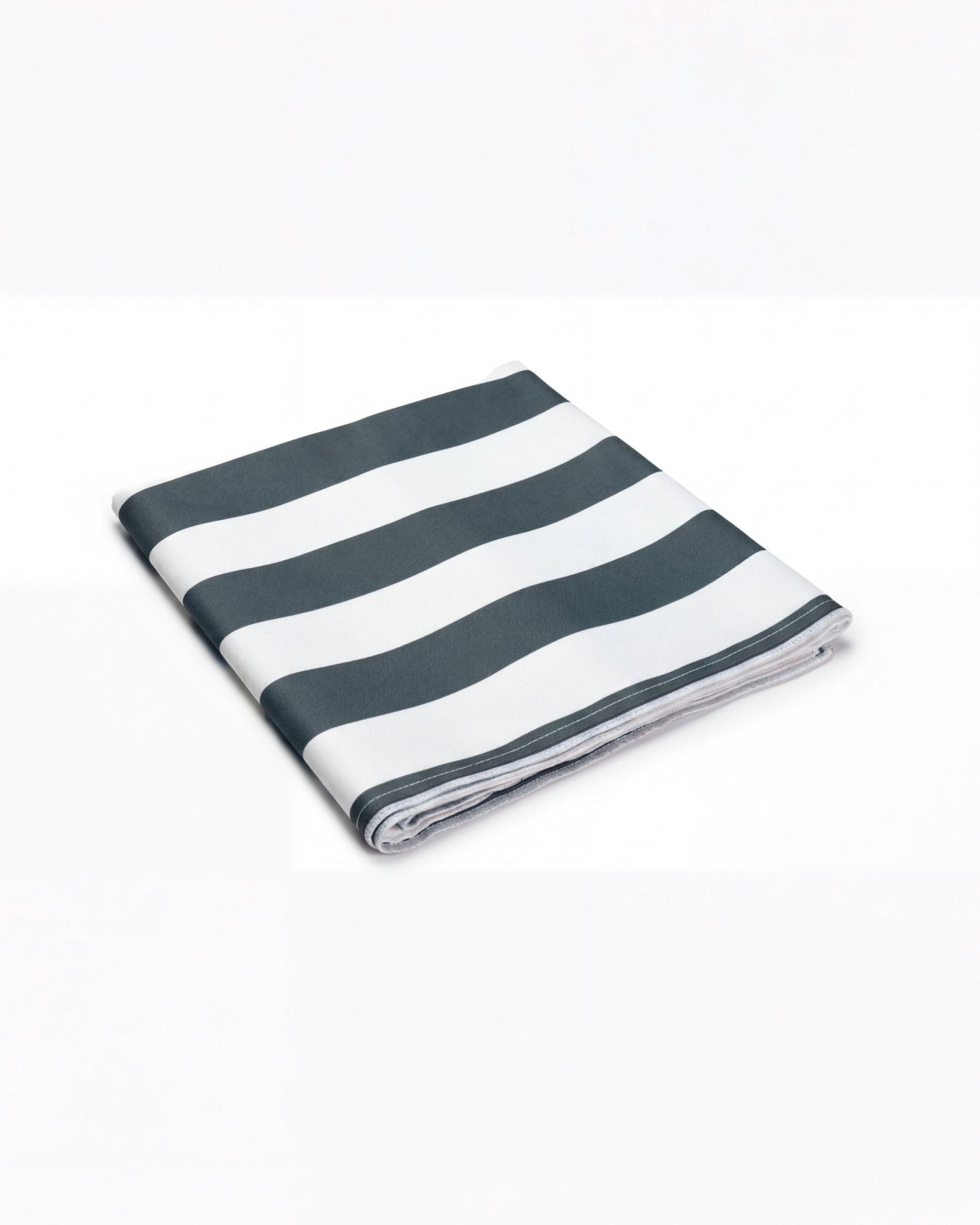 Housse pour matelas confort – Rayure gris anthracite déperlante - Marinette Saint - Tropez