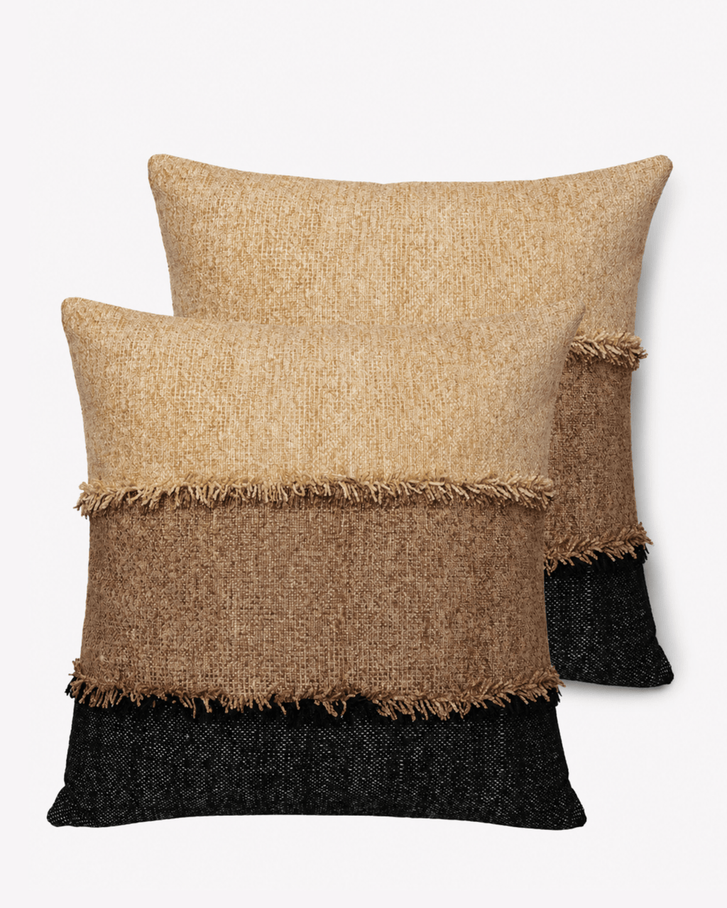 Lot de 2 coussins coton & velours - Marinette Saint-Tropez