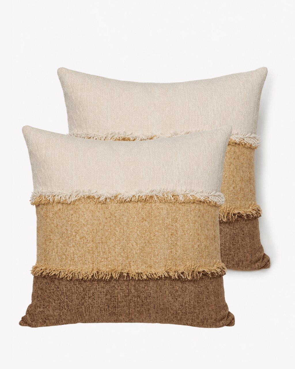 Lot de 2 coussins décoratifs coton & velours - Marinette Saint-Tropez