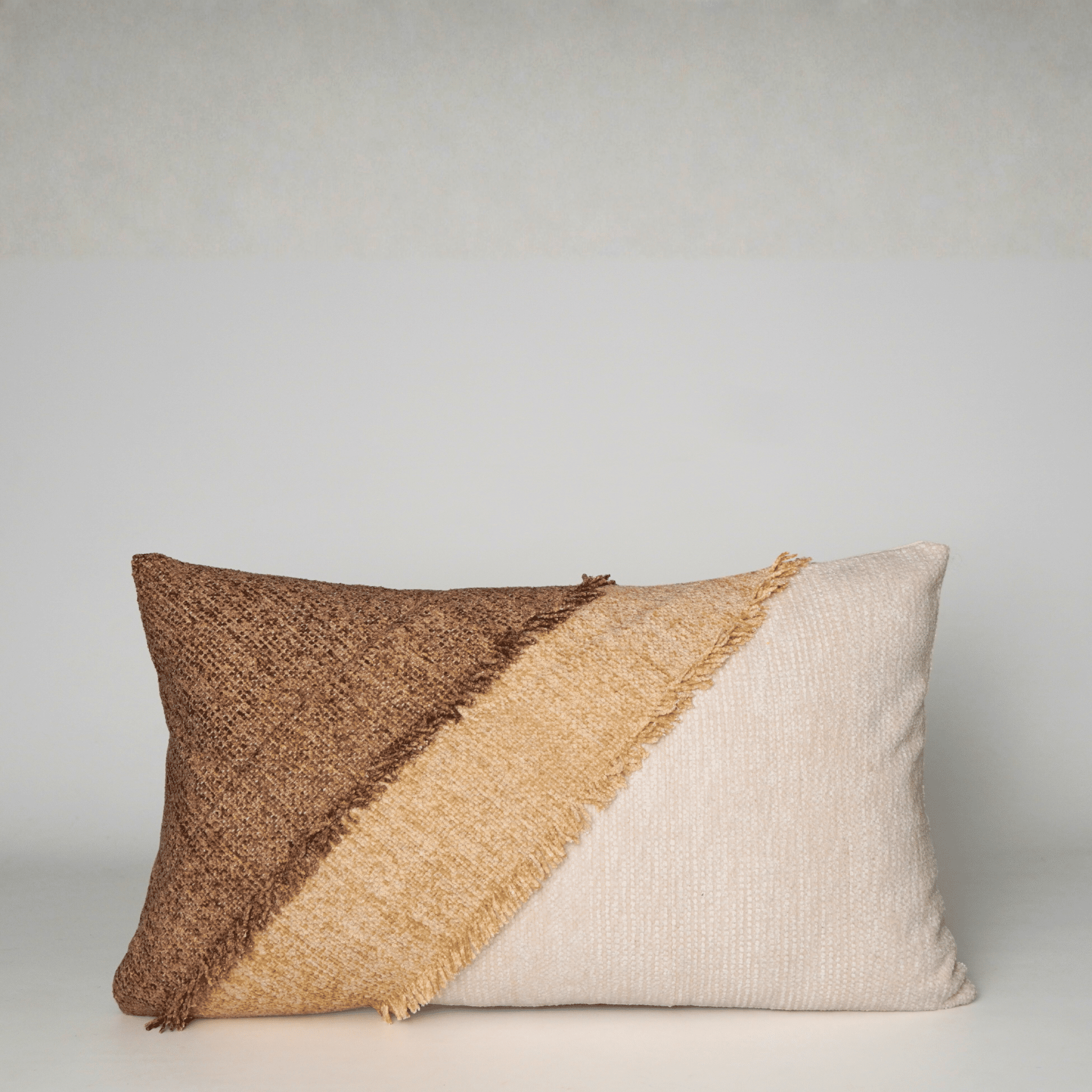 Lot de 2 coussins rectangulaires coton & velours 35×50 - Marinette Saint - Tropez