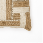 Lot de 2 grands coussins en corde naturelle 60×60 cm - Marinette Saint - Tropez