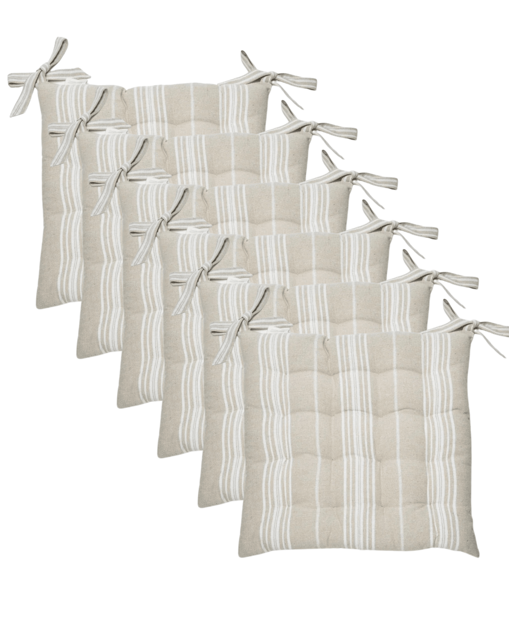 Lot de 6 galettes de chaise Patio - Marinette Saint-Tropez