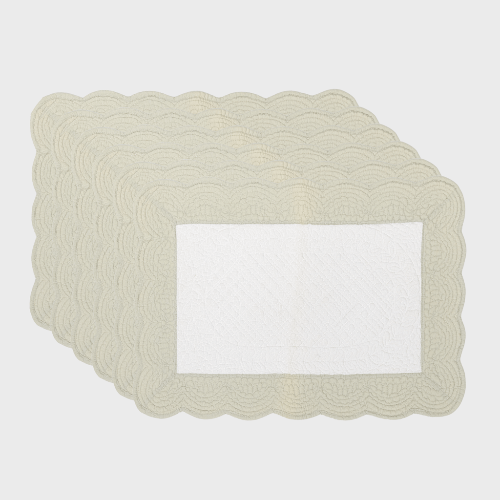 Lot de 6 sets de table César rectangle - Marinette Saint - Tropez