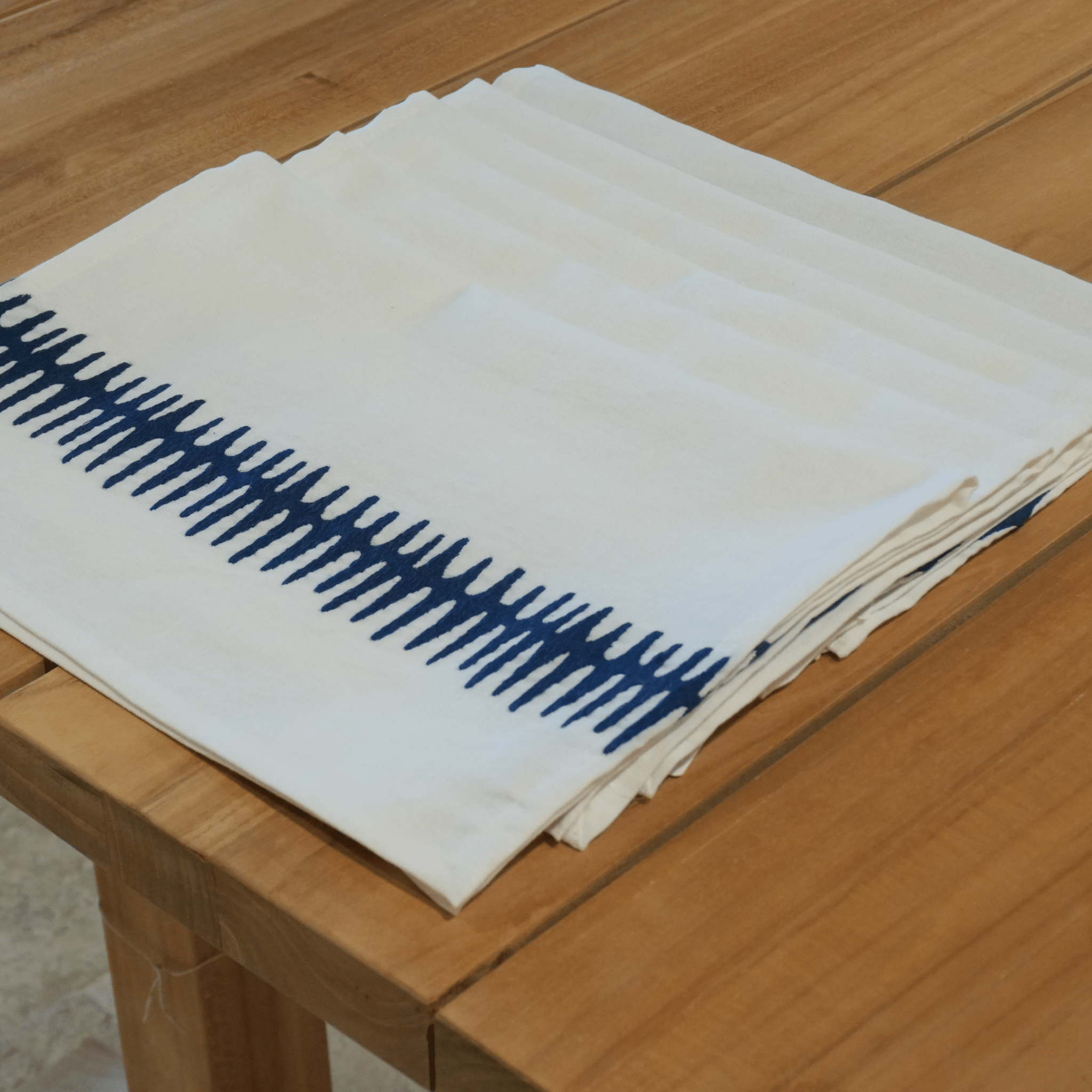 Lot de 6 sets de table feuille en roseau Lot de 6 sets de table feuille en roseau