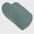 Lot de 6 sets de table Vagabond coeur - Marinette Saint - Tropez