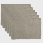 Lot de 6 sets de table Vagabond rectangle - Marinette Saint - Tropez