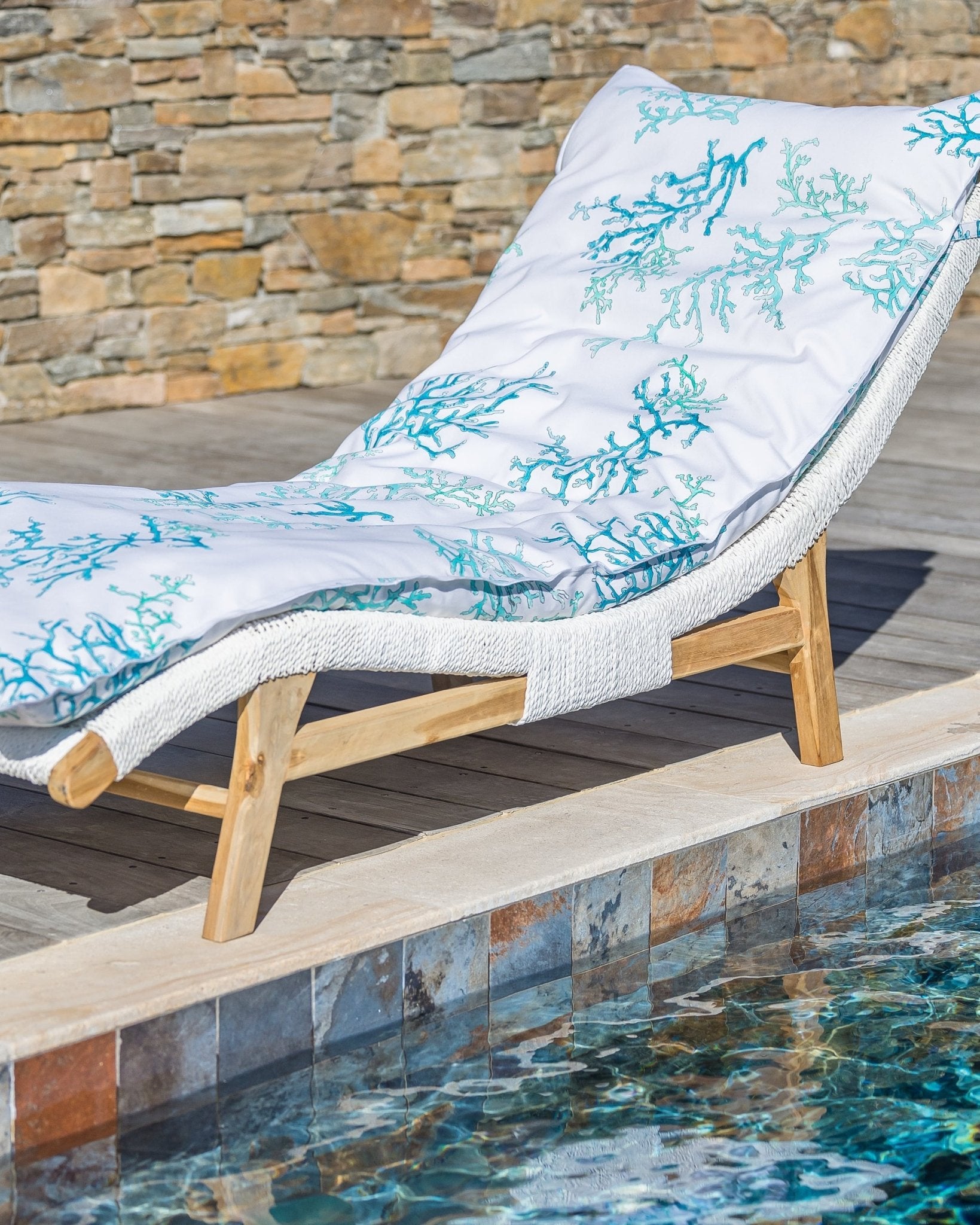 Matelas Canoubier | Housse 100% Polyester Déperlante + Intérieur Inclus - Marinette Saint - Tropez