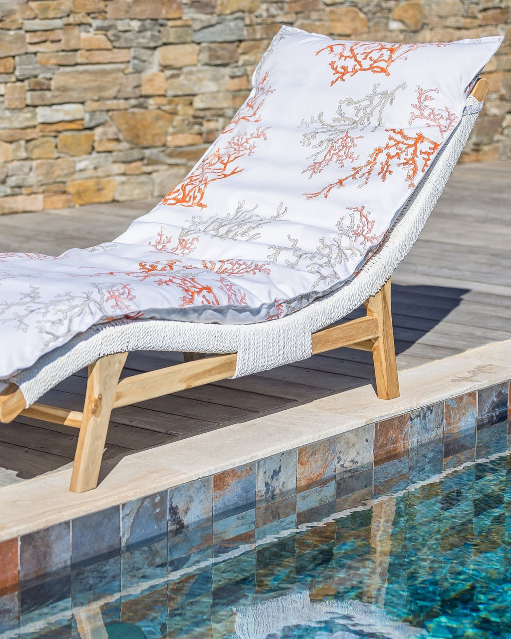 Matelas Canoubier | Housse 100% Polyester Déperlante + Intérieur Inclus - Marinette Saint - Tropez