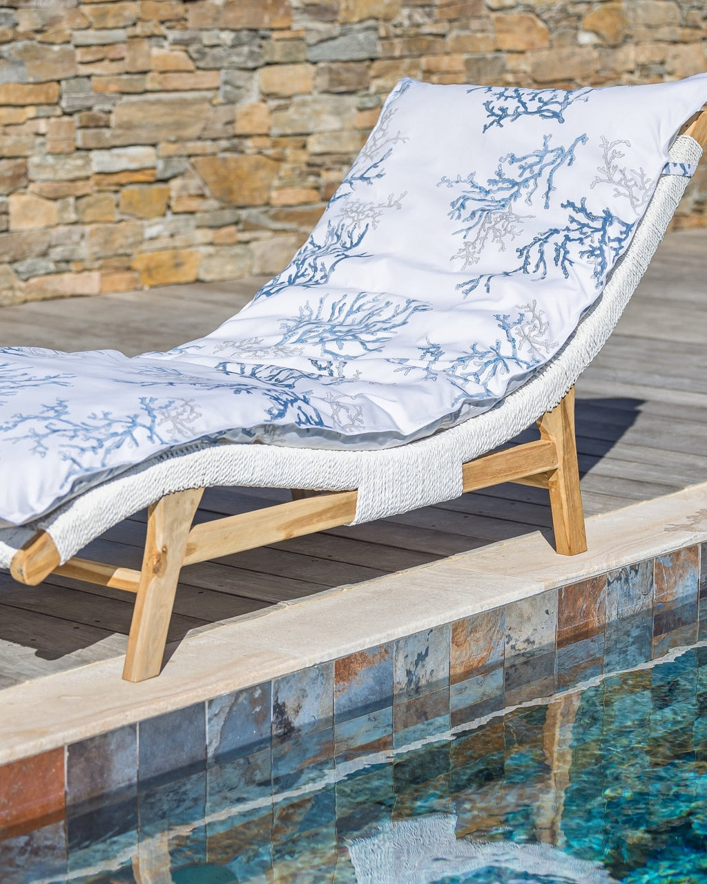 Matelas Canoubier | Housse 100% Polyester Déperlante + Intérieur Inclus - Marinette Saint - Tropez