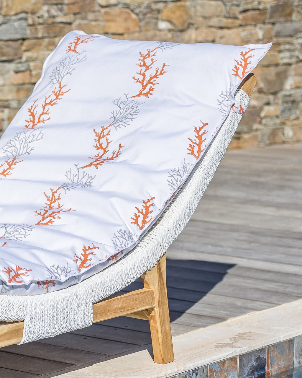 Matelas Croisière | Housse 100% Polyester Déperlante + Intérieur Inclus - Marinette Saint - Tropez