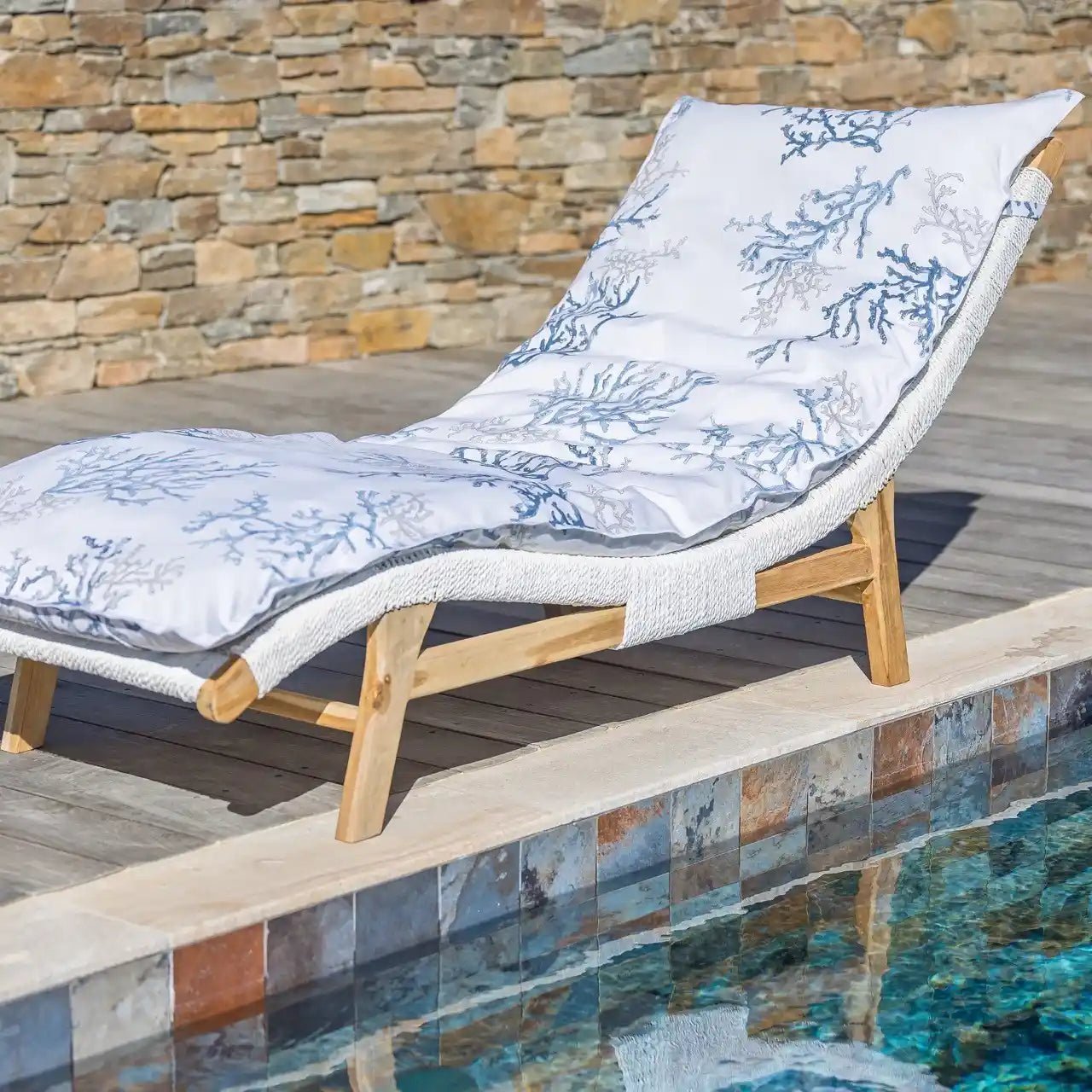 Matelas de Piscine "Déhoussable" Canoubier - Marinette Saint - Tropez