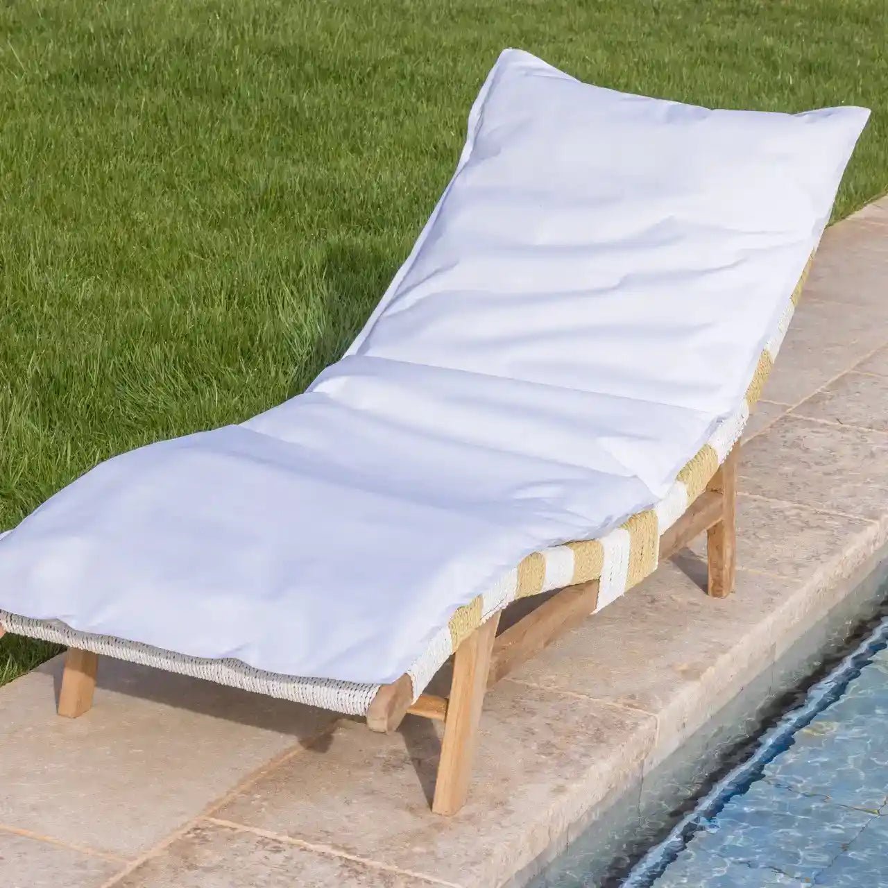 Matelas de Piscine "Déhoussable" Seychelles - Marinette Saint - Tropez