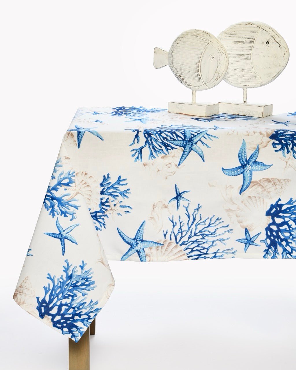 Nappe Sardaigne motifs de la mer - Marinette Saint - Tropez