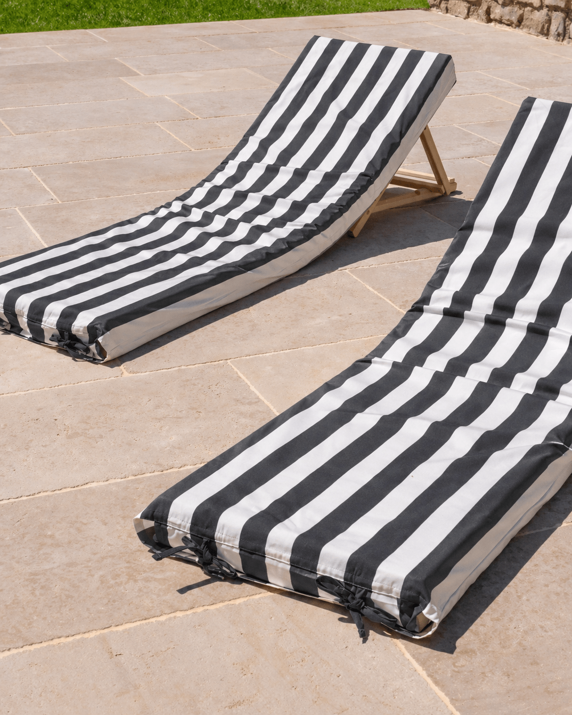 PACK DUO - 2 matelas de piscine complets rayures - Marinette Saint - Tropez