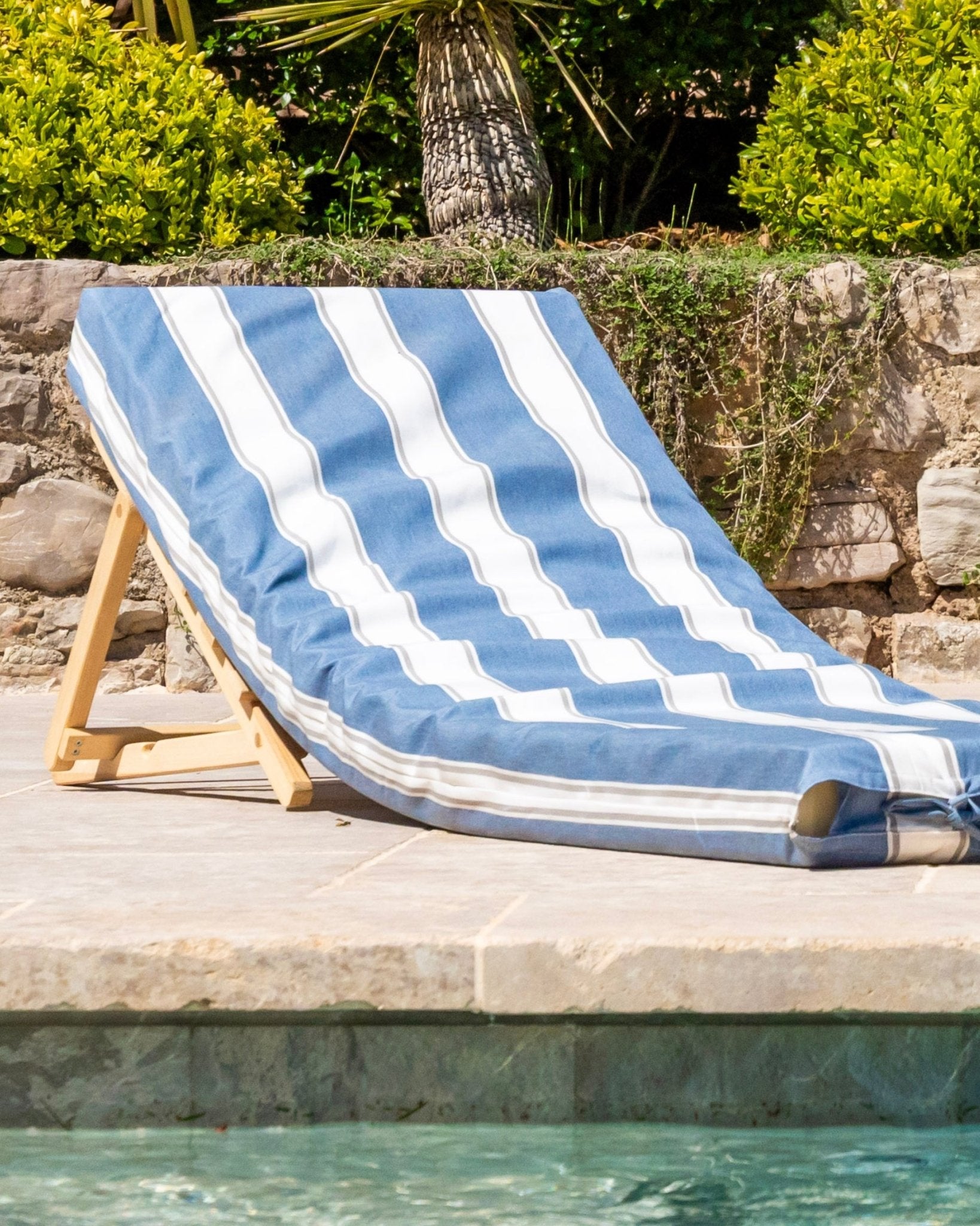 Pack Matelas de piscine complet larges rayures - Marinette Saint - Tropez