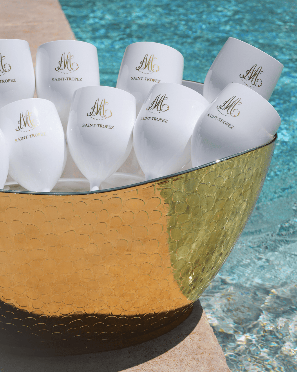 Pack Seau & 12 Verres Cépage — Royal - Marinette Saint - Tropez