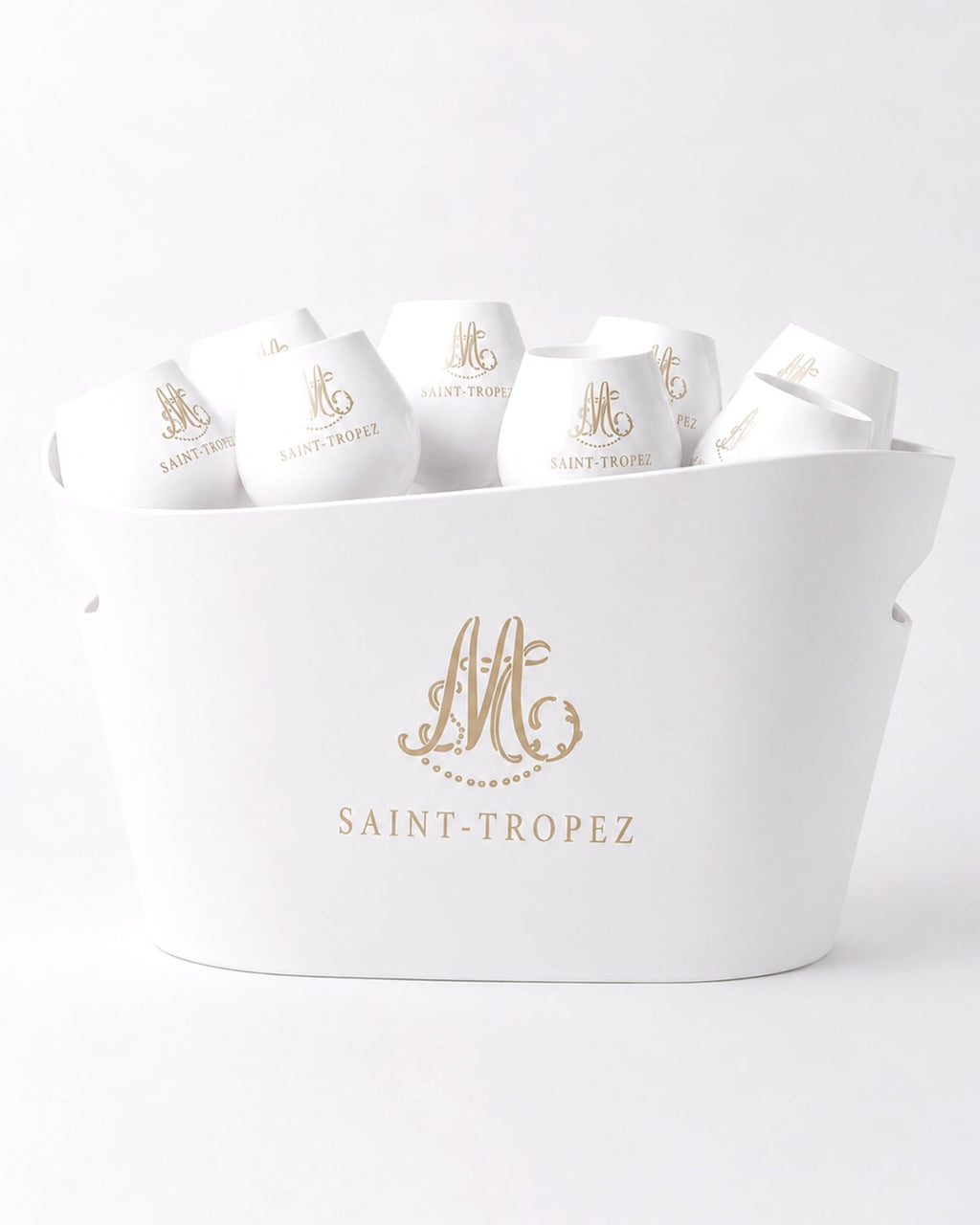 Pack Seau & 12 Verres — New M 10L - Marinette Saint - Tropez