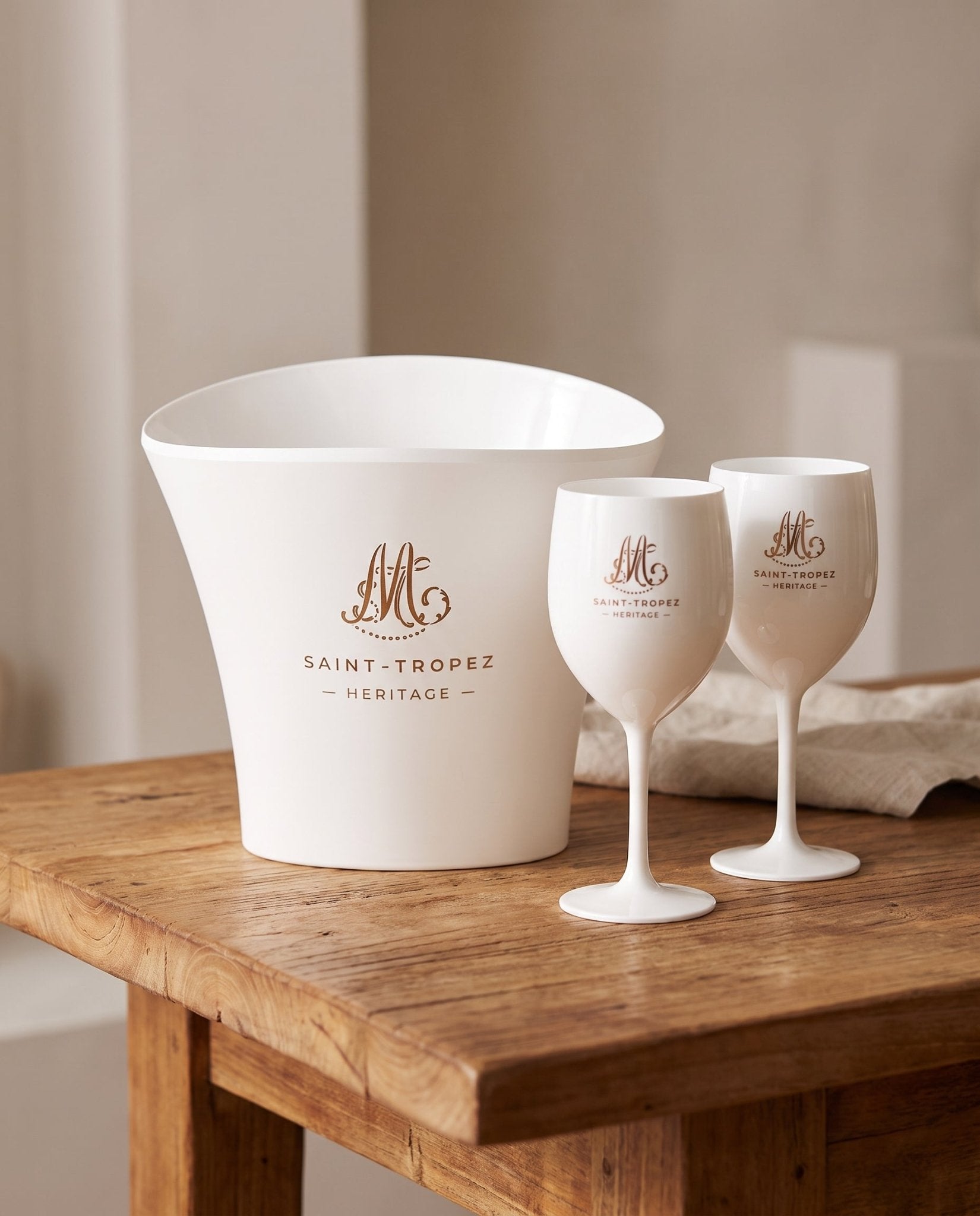 Pack Seau & 6 Verres Cépage — Héritage PM - Marinette Saint-Tropez