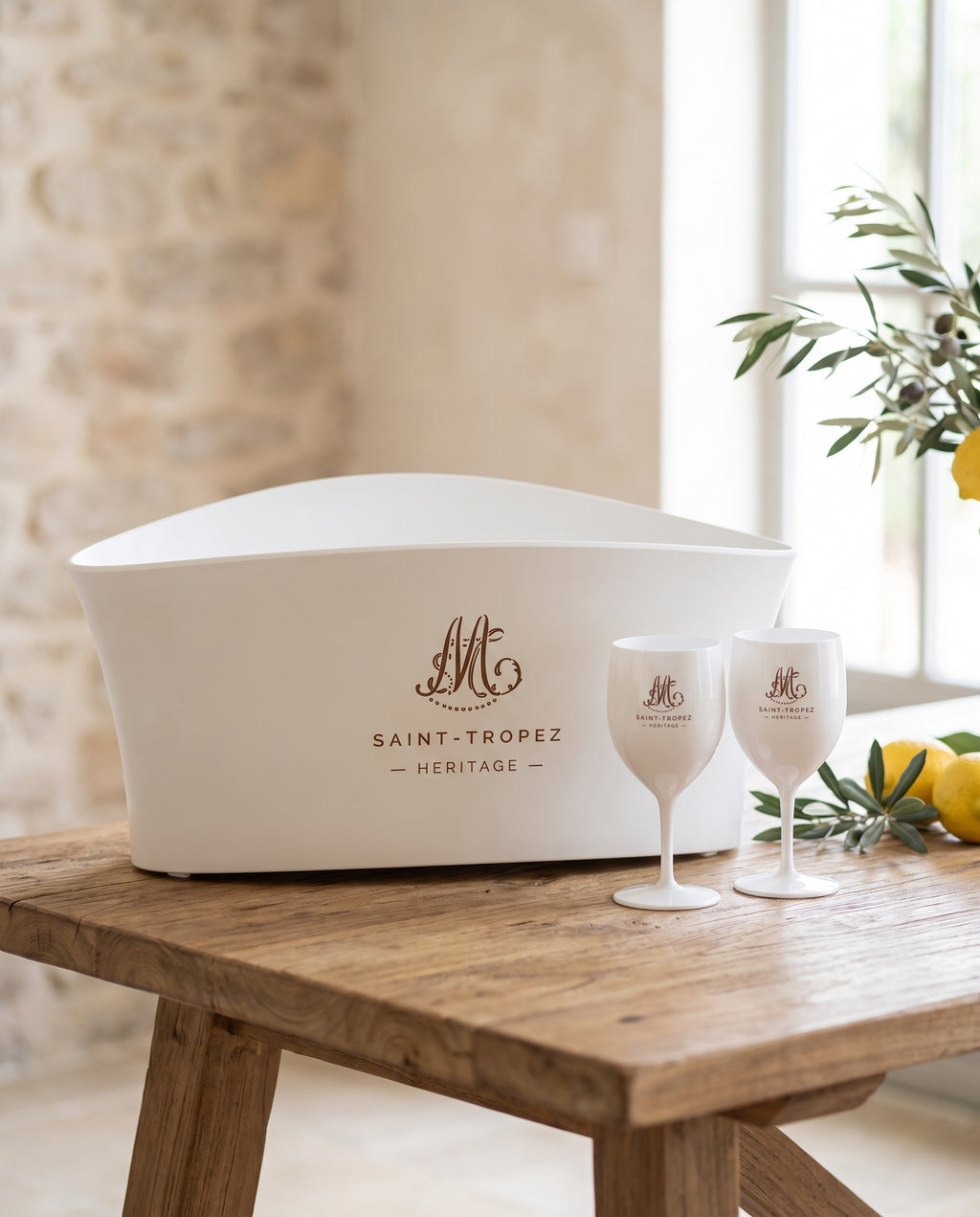 Pack Seau & 12 Verres Cépage — Héritage GM
