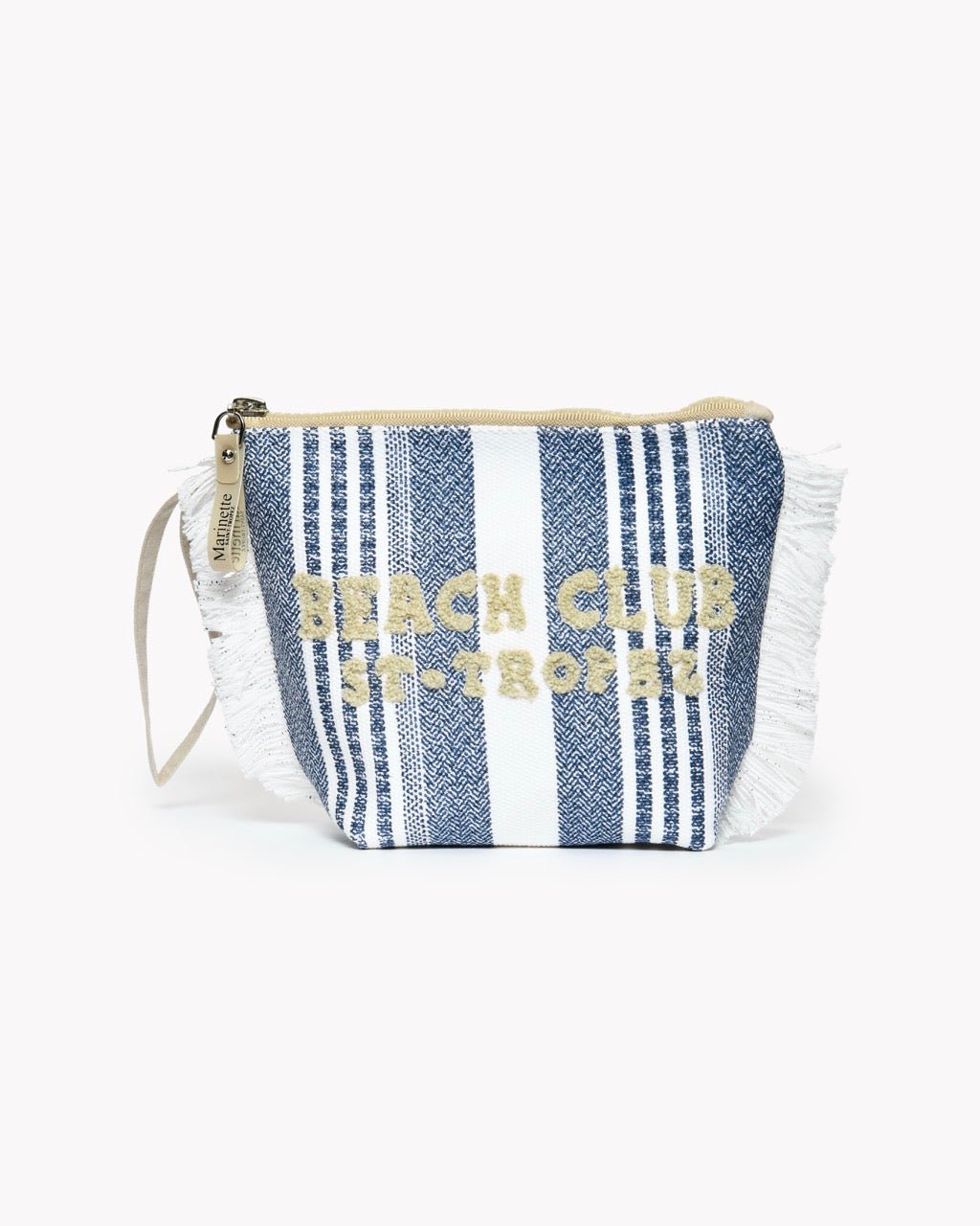Pochette de Plage Petites Rayures BEACH CLUB - Marinette Saint-Tropez