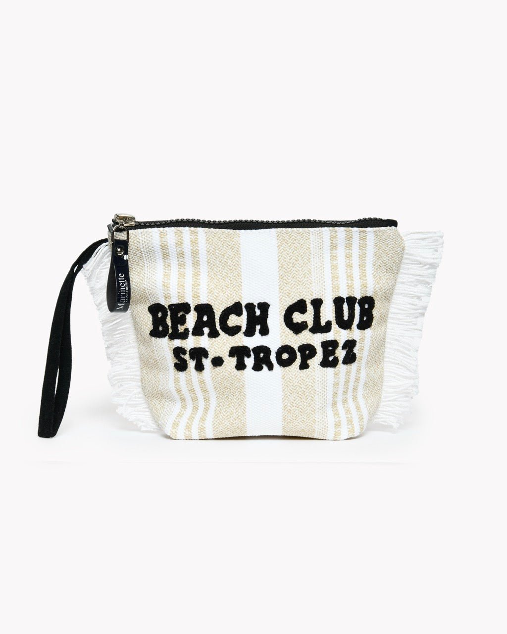 Pochette de Plage Petites Rayures BEACH CLUB - Marinette Saint-Tropez
