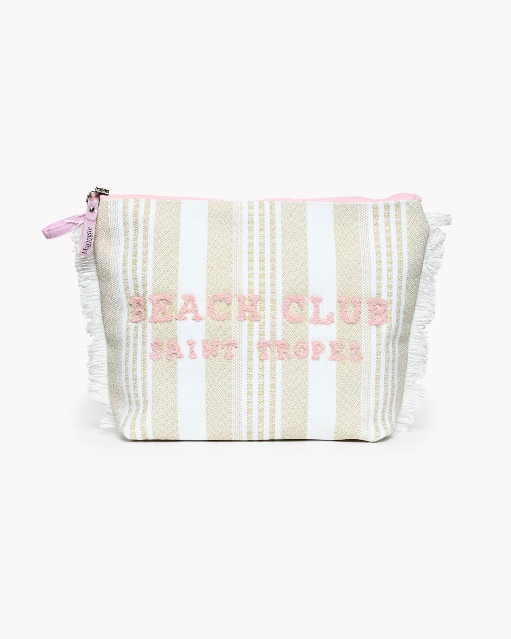 Pochette de Plage Petites Rayures BEACH CLUB - Marinette Saint-Tropez