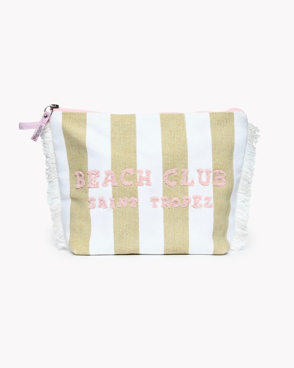 Pochette de Plage Rayures BEACH CLUB - Marinette Saint-Tropez