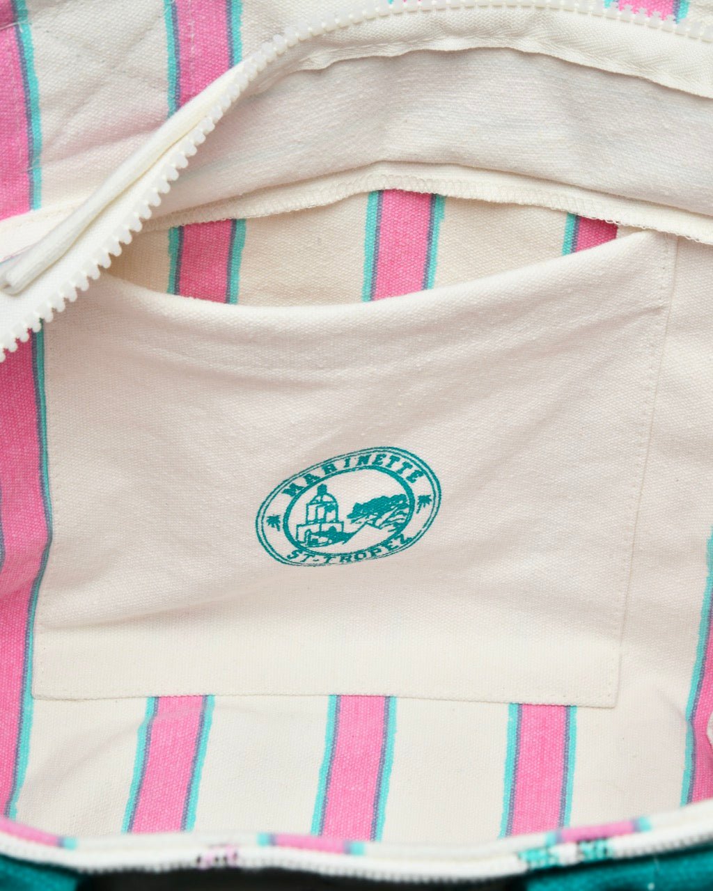Sac de Plage Canoubier — Moyen Modèles 28×24×15 cm - 3 Coloris - Marinette Saint - Tropez