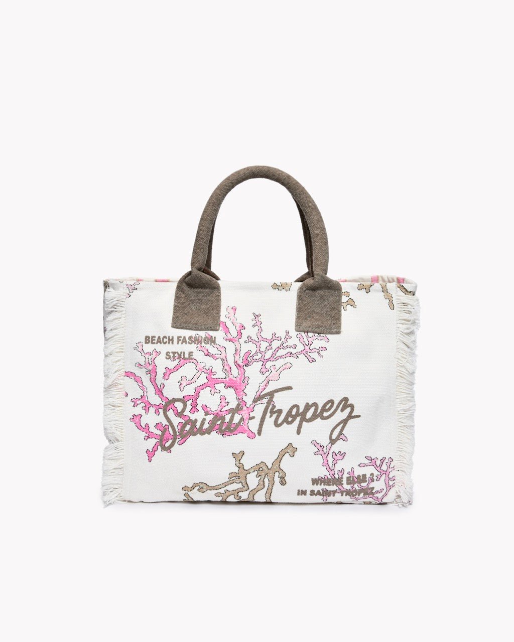 Sac de Plage Canoubier — Moyen Modèles 28×24×15 cm - 3 Coloris - Marinette Saint - Tropez