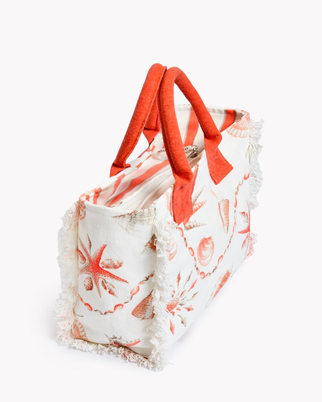 Sac de Plage Deauville - Grand Modèle 100% Coton, 37×33×19 cm - 2 Coloris - Marinette Saint - Tropez