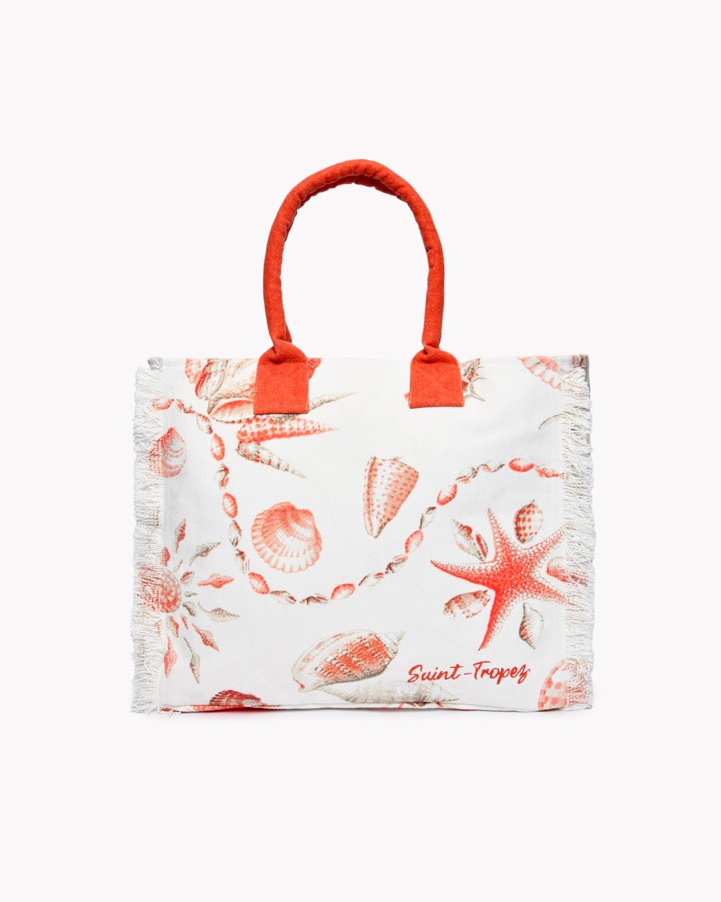 Sac de Plage Deauville - Grand Modèle 100% Coton, 37×33×19 cm - 2 Coloris - Marinette Saint - Tropez
