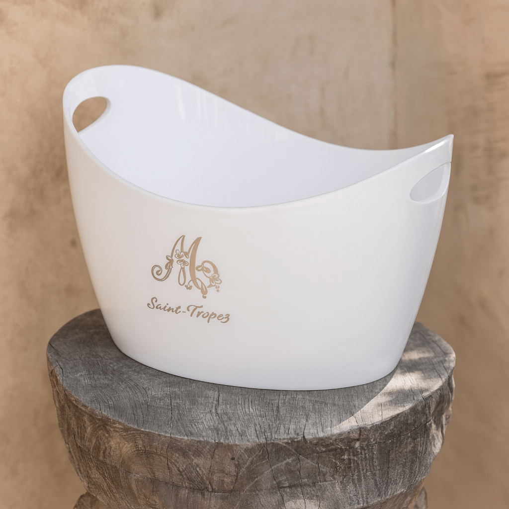 Seau 12L "M" Argent – Marinette Saint - Tropez - Marinette Saint - Tropez