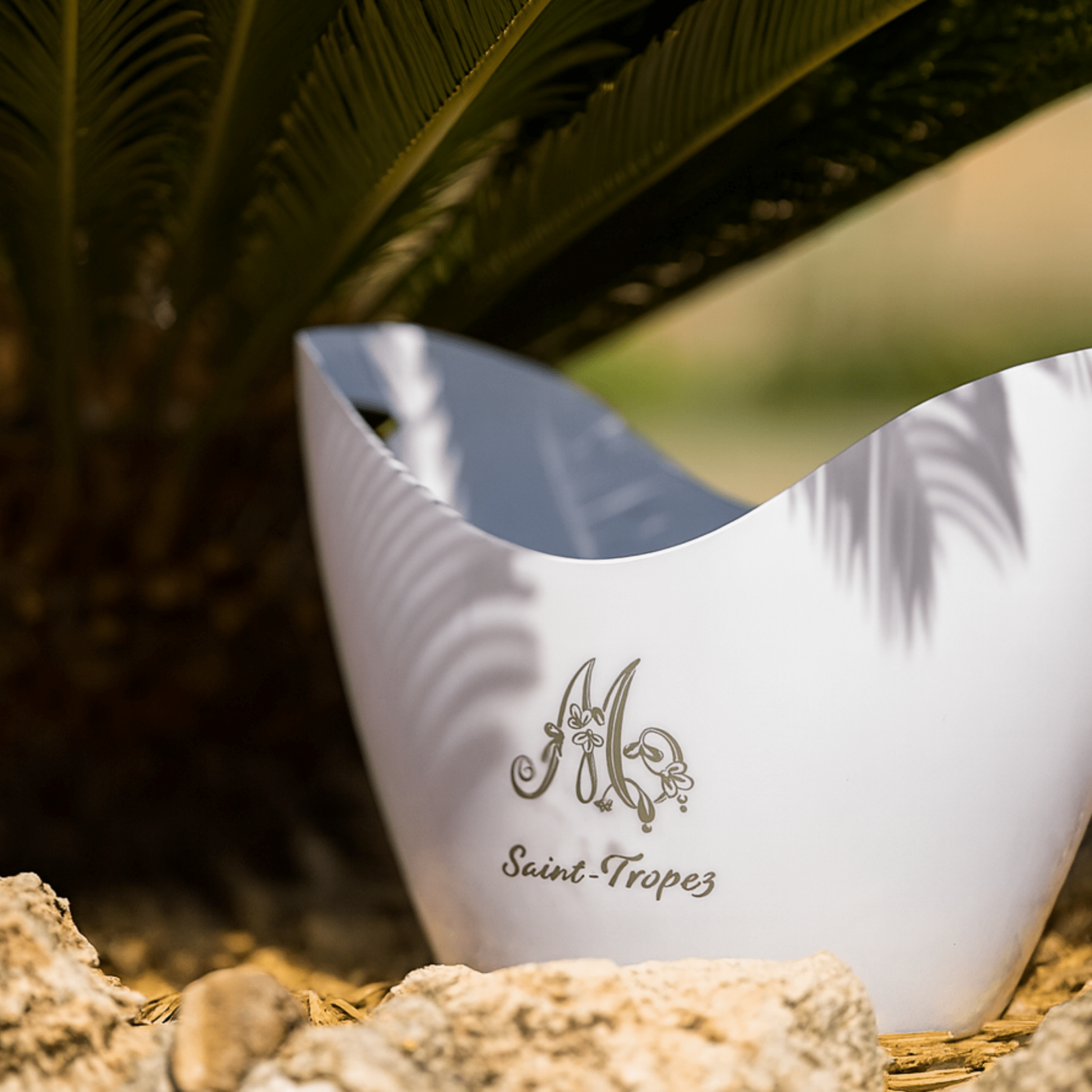 Seau 8L "M" Argent – Marinette Saint - Tropez - Marinette Saint - Tropez