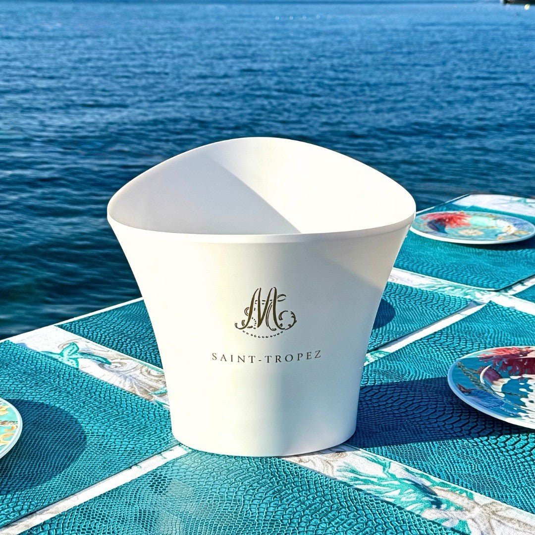 Seau à champagne 10L "M" Gold - Marinette Saint - Tropez