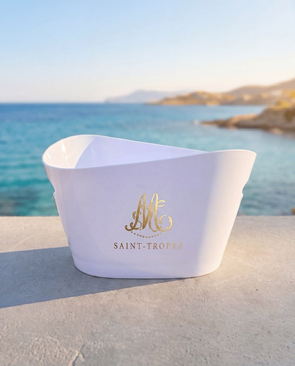 Seau Prestige 10L “M” Gold— Marinette Saint - Tropez - Marinette Saint - Tropez