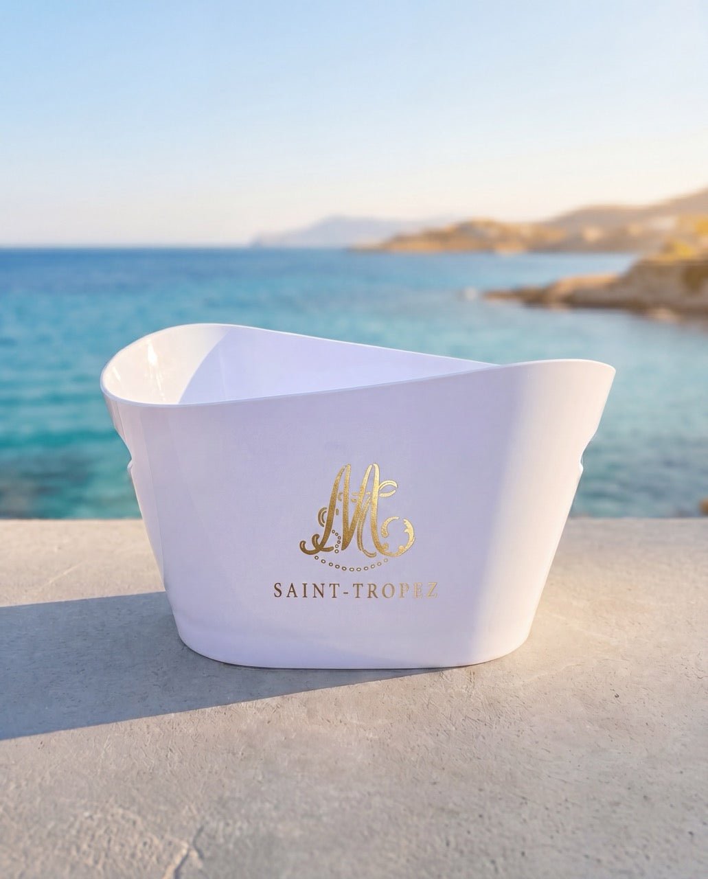 Seau Prestige 10L “M” Gold— Marinette Saint - Tropez - Marinette Saint - Tropez