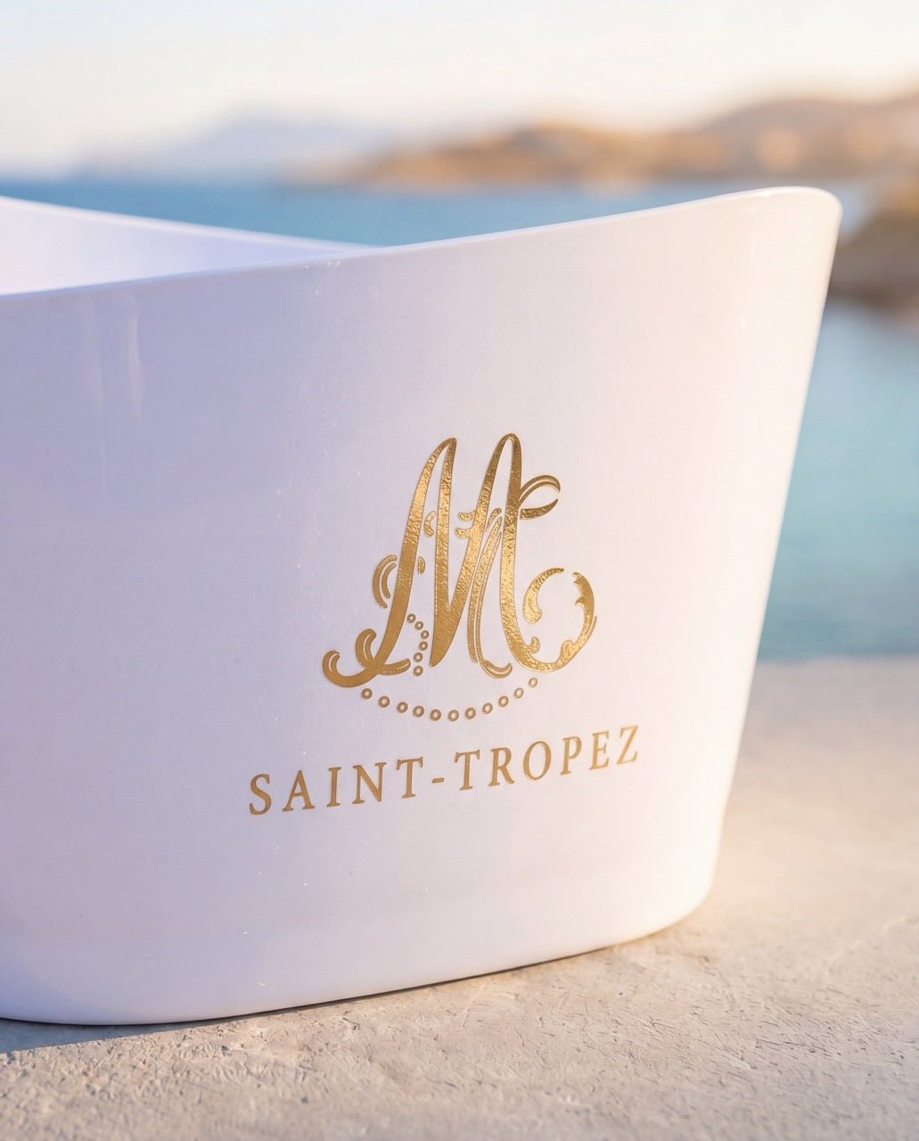 Seau Prestige 10L “M” Gold— Marinette Saint - Tropez - Marinette Saint - Tropez