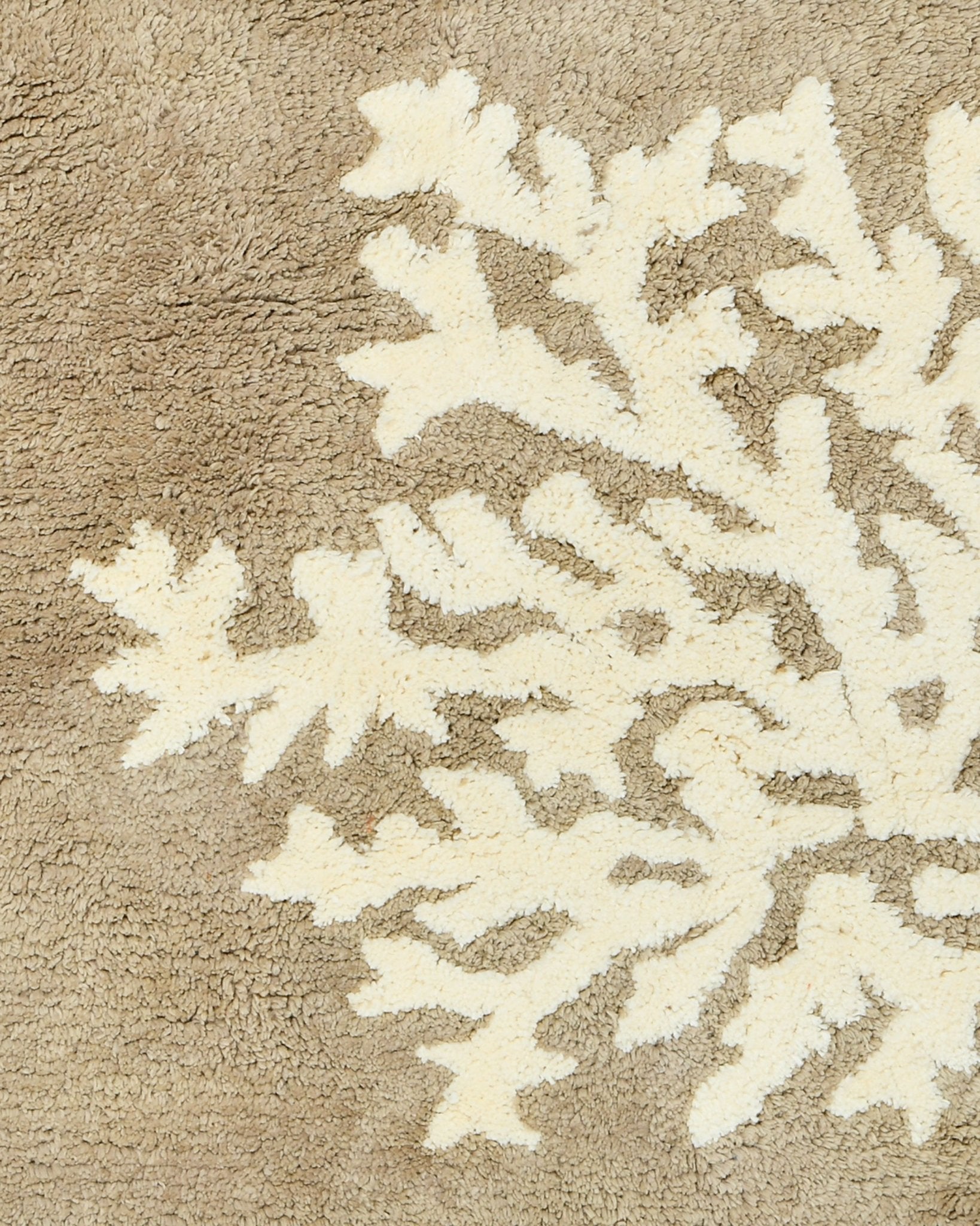 Tapis de Bain Cancale 100% Coton | Motif Corail en Relief - Marinette Saint - Tropez