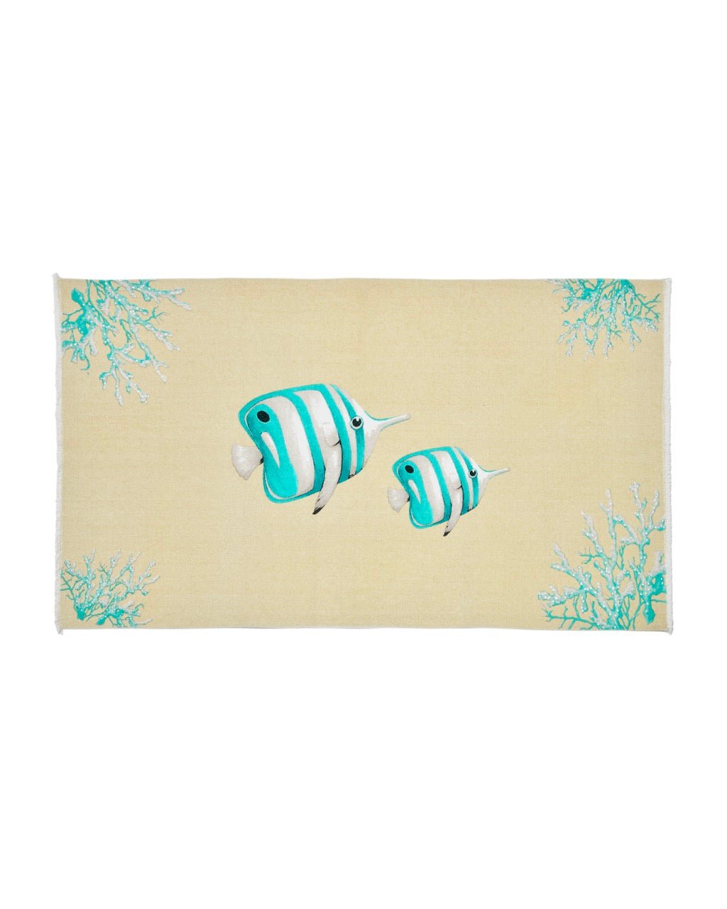 Tapis de Bain Collection AQUARIUM 100% Coton Imprimé - Marinette Saint - Tropez