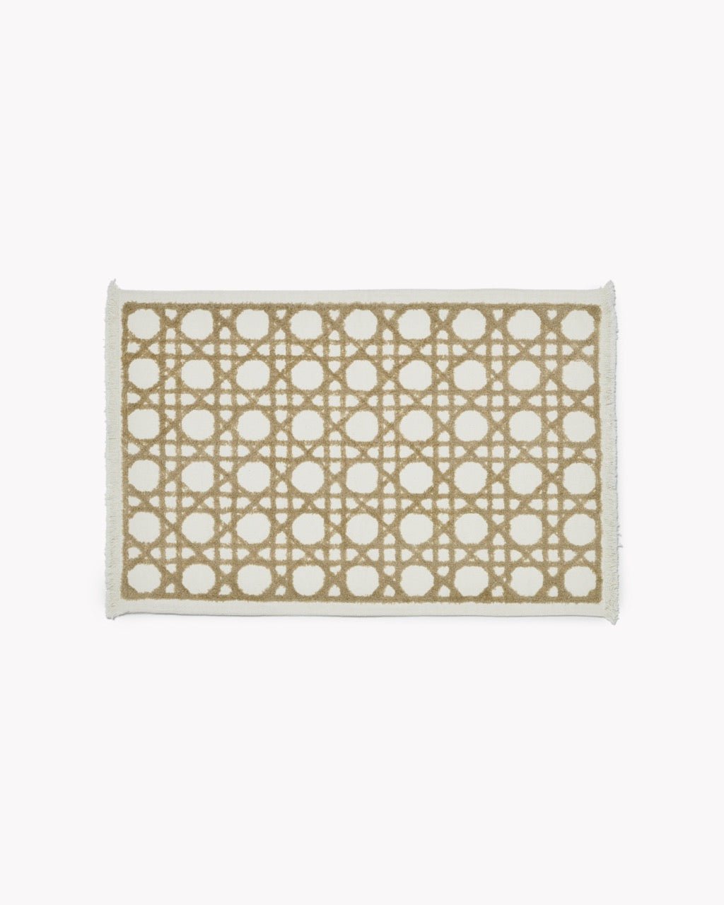 Tapis de Bain & Desserte de Lit Crasy 100% Coton Print Tufté - Marinette Saint - Tropez